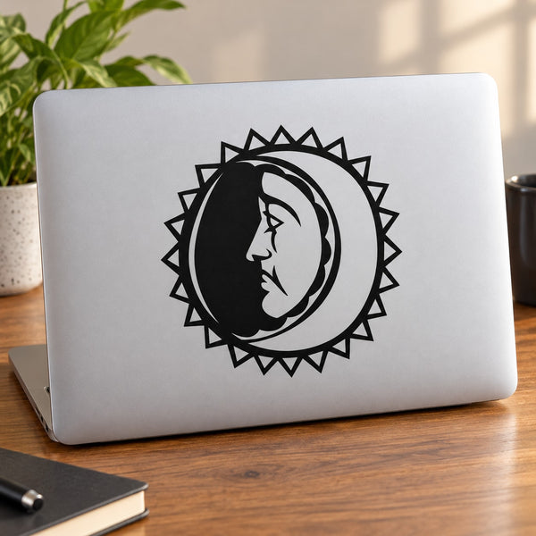 Mythical Astrology Signs Horoscope Car Window Vinyl Decal Sticker Stickers 33 — illustrative vinyl decal application mockup. Surrounding objects are not included.