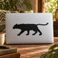 Black walking panther decal silhouette