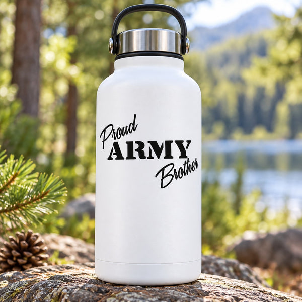 Proud Army decal with 'Proud ARMY Brother' text