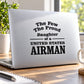 Daughter of an Airman Decal — illustrative vinyl decal application mockup. Surrounding objects are not included.