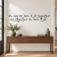 Wall quote mural decal in cursive: “We may not have it all together”