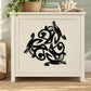 Abstract seal design decal with bold black graffiti-style artwork