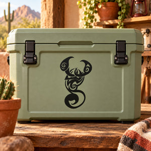 Scorpion decal sticker with black standing scorpion design