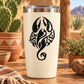 Black stylized scorpion vinyl decal graphic