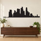 Singapore Malaysia Skyline Decal — illustrative vinyl decal application mockup. Surrounding objects are not included.
