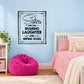 Wall decal quote: “Sisters are for sharing laughter and wiping tears”