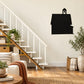 Black church building wall decal with bell tower silhouette