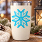 Fantasia Snowflake Decal — illustrative vinyl decal application mockup. Surrounding objects are not included.