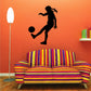 Soccer Wall Decal - Vinyl Decal - Car Decal - 144 — illustrative vinyl decal application mockup. Surrounding objects are not included.