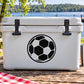 Soccer Wall Decal - Vinyl Decal - Car Decal - 171 — illustrative vinyl decal application mockup. Surrounding objects are not included.