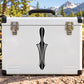 Southwestern spear arrow vinyl wall decal in black on white background