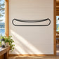 Black canoe outline decal