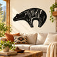 Black bear southwestern pattern wall decal