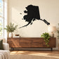 Black Alaska state silhouette wall decal