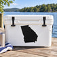 Black Georgia state silhouette decal sticker