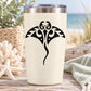 Alaskan stingray decal with bold black tribal-style stingray design