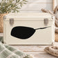 Round stingray decal: black stingray silhouette inside a round shape