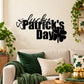St Patrick's Day decal: 'Lucky St. Patrick's Day' with shamrock clover