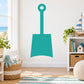 Teal shovel wall decal with round handle icon, vinyl sticker for wall