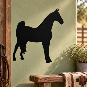 Black Tennessee Walker horse silhouette decal