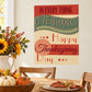 Thanksgiving typography sticker with “In Every Thing Give Thanks” and “Happy Thanksgiving Day”