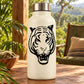 Tiger head decal sticker with bold black line art