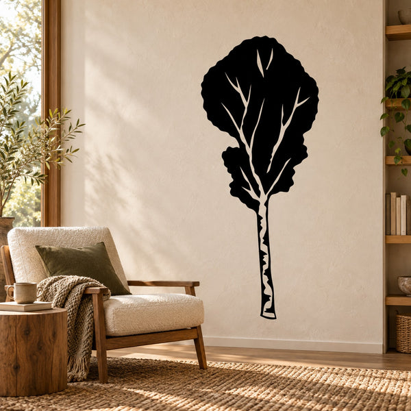 Tree Wall Decal - Vinyl Decal - Car Decal - MC07 — illustrative vinyl decal application mockup. Surrounding objects are not included.