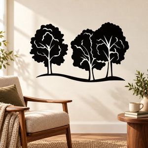 Tree Wall Decal - Vinyl Decal - Car Decal - MC47 — illustrative vinyl decal application mockup. Surrounding objects are not included.