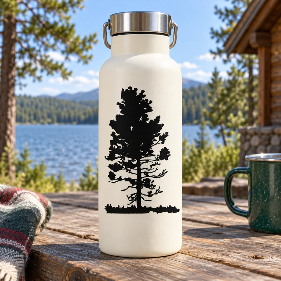 Tree Wall Decal - Vinyl Decal - Car Decal - MC76 — illustrative vinyl decal application mockup. Surrounding objects are not included.
