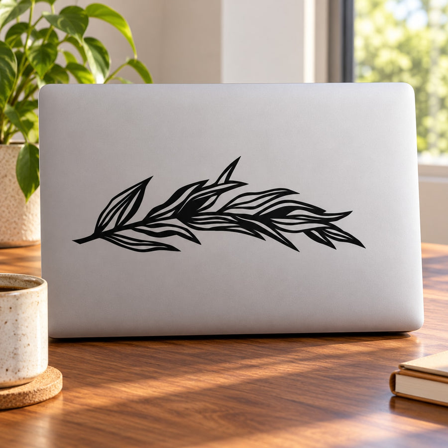 Tree Wall Decal - Vinyl Decal - Car Decal - MC89 — illustrative vinyl decal application mockup. Surrounding objects are not included.