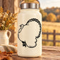 Chubby turkey face decal on cream bottle