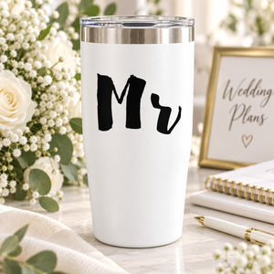 Mr Wedding Bold Style Decal — illustrative vinyl decal application mockup. Surrounding objects are not included.