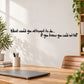 Wall quote decal: “What would you attempt to do… if you knew you could not fail!”