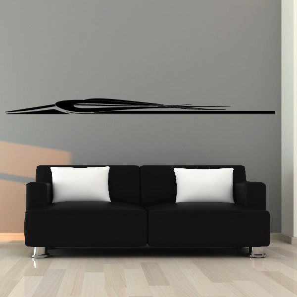 Image of Vehicle Pinstripe Vinyl Decal - Car Decal - Wall Decal - MC1051