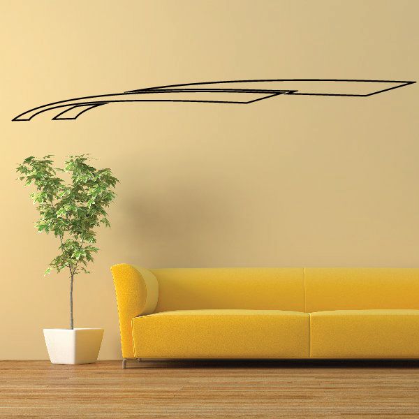 Image of Vehicle Pinstripe Vinyl Decal - Car Decal - Wall Decal - MC218