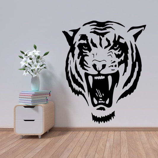 Image of Vicious Tiger Head Decal