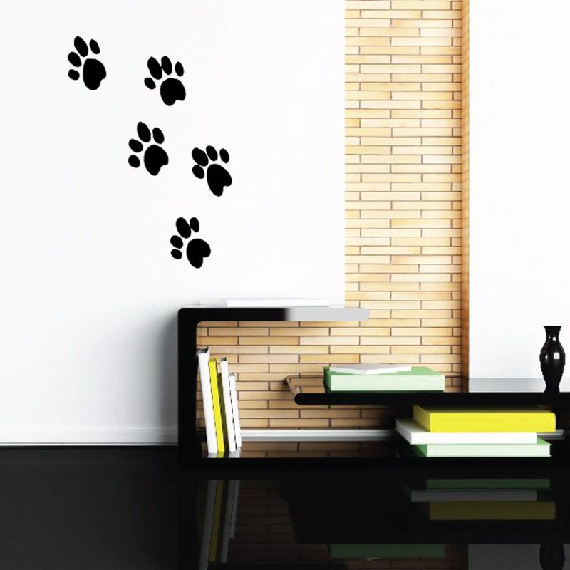 Image of Walking Dog Print Track Decal