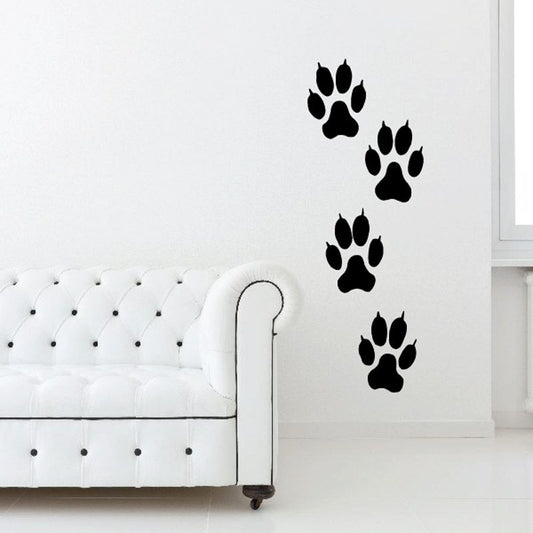 Image of Walking Puppy Track Decal