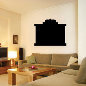 Black building wall decal vinyl silhouette