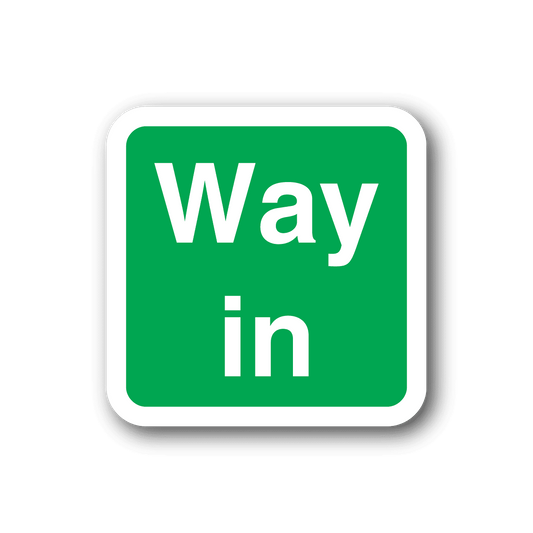 Image of Way In Sticker