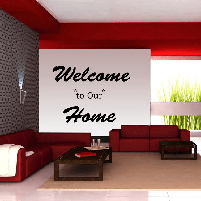 Image of Welcome to our Wall Decal