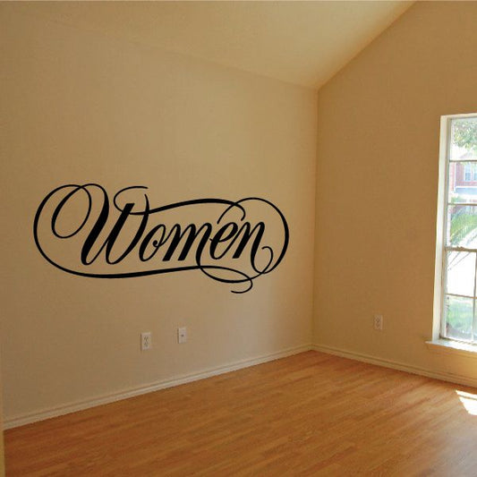 Image of Women Wall Decal - Vinyl Decal - Car Decal - Business Sign - MC657