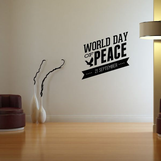 Image of World Day of Peace Wall Decal