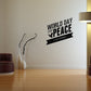 Peace wall decal with bold 'World Day of Peace' text and '21 September' banner