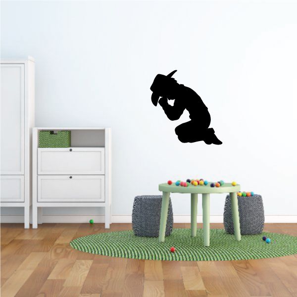 Image of Young Boy Praying Decal