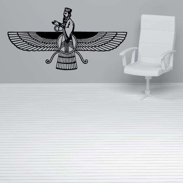 Image of Zoroastrianism Faravahar Decal