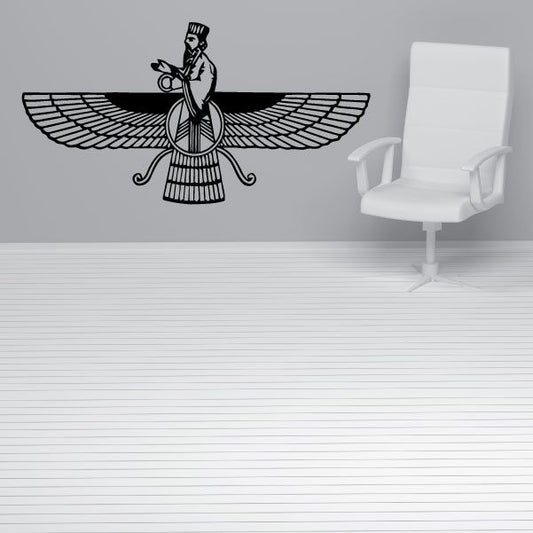 Image of Zoroastrianism Faravahar Decal