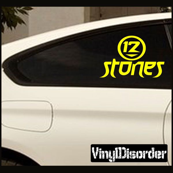 Image of 12 Stones Decal