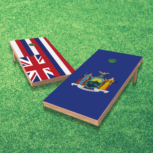 2 State Cornhole Board Wraps