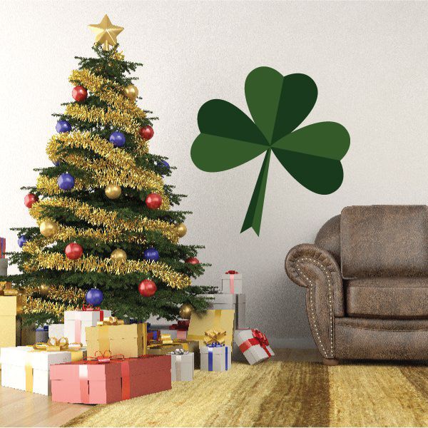 Image of 3 Leaf Clover St Patrick's Day Leaf Sticker